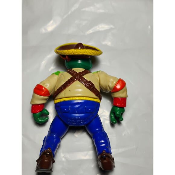 Vintage Turtles TMNT 1992 Wacky Wild West Bandito Bashin Michelangelo - Picture 6 of 8
